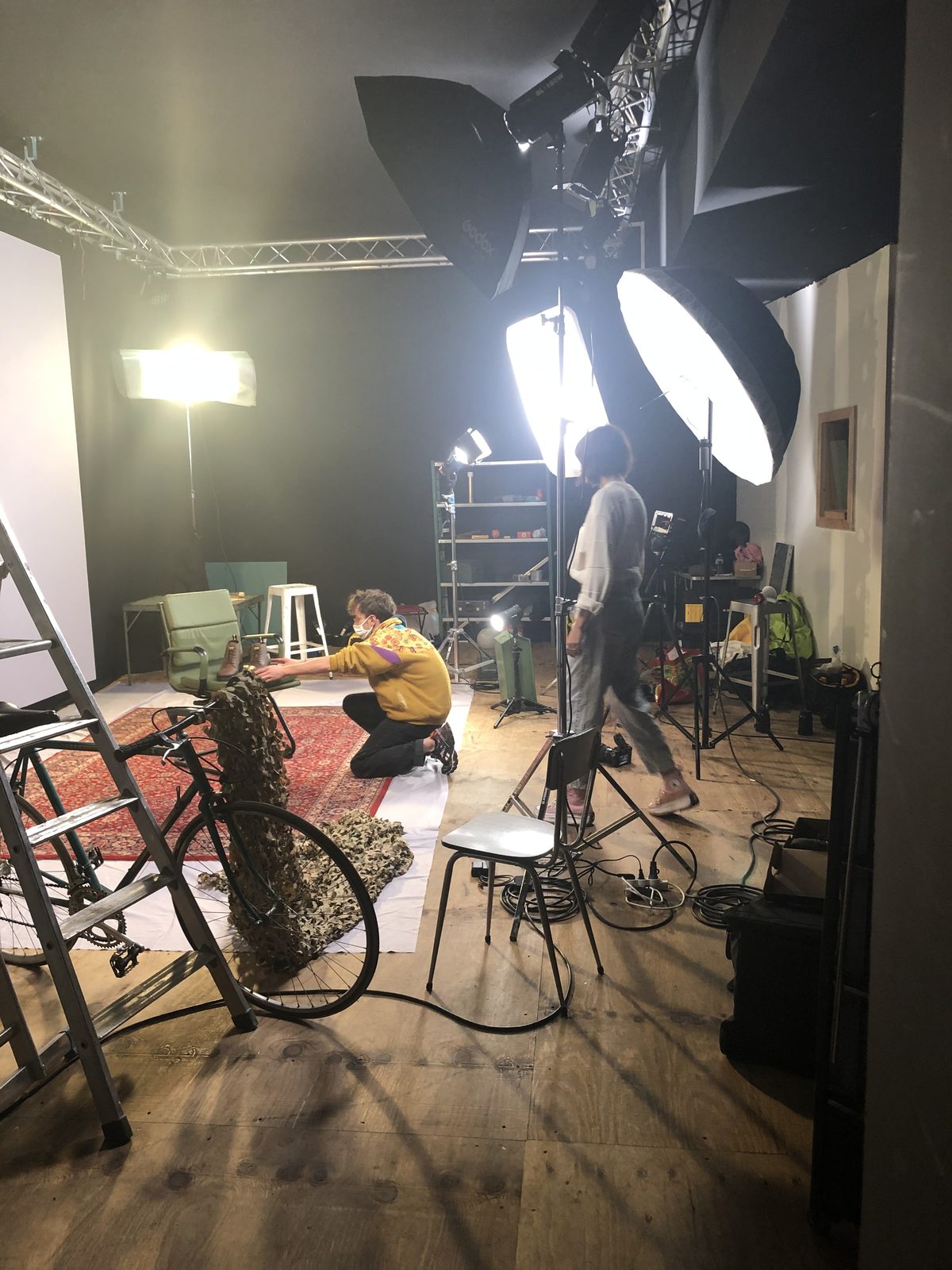 Séance photo au studio